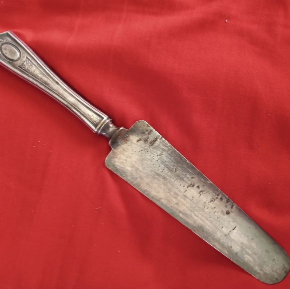 Antique silver plated serving ware vintage petina - Picture 7 of 8